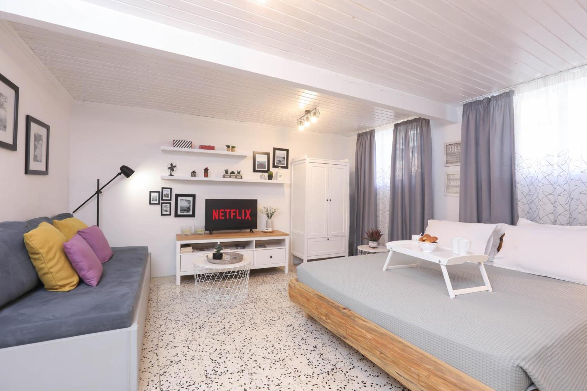 Joannas Sea-View Stone House Apartment Katavolos Bagian luar foto