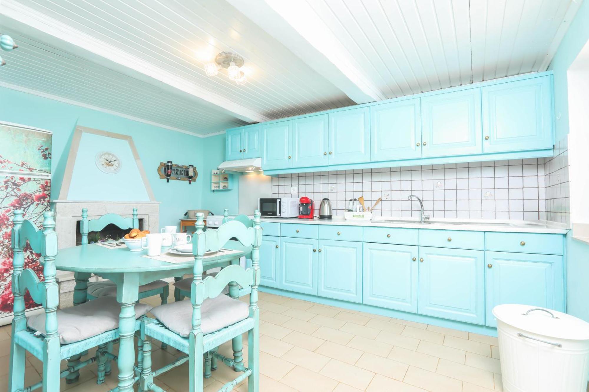 Joannas Sea-View Stone House Apartment Katavolos Bagian luar foto