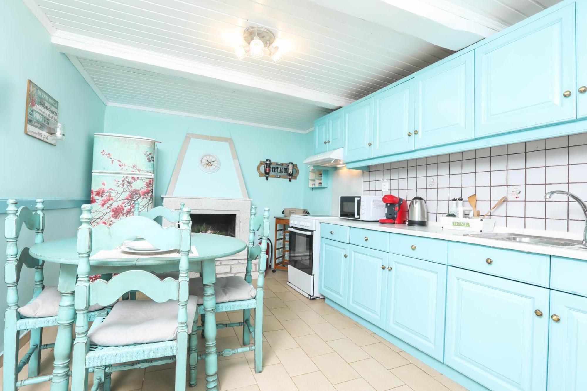 Joannas Sea-View Stone House Apartment Katavolos Bagian luar foto